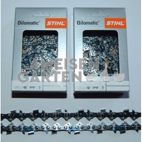 2x Stihl RM Saw Chain 40 cm 1,5 mm 325" SEMI CHISEL 66 Drive Links