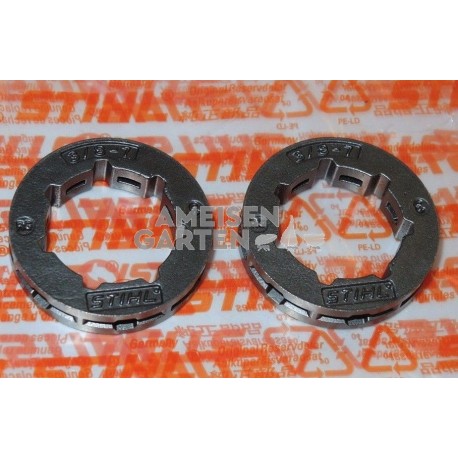 Stihl 2x Ritzel 3/8" 7Z für 034 - 066 MS340 - MS661