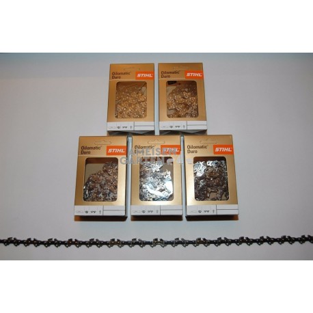 5x Stihl Saw Chain 40 cm 1,3 3/8"P Picco Duro 54 x TG Carbide-Tipped