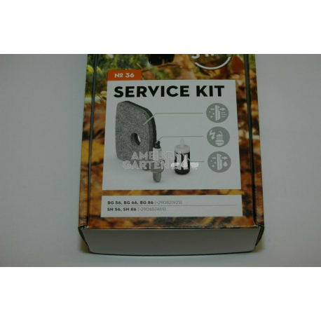 Stihl Service Kit Luftfilter Zündkerze Benzinfilter BG56 BG66 BG86 SH56 SH86 (Nr. 36)