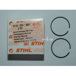 2x Stihl 35mm Kolbenringe BT 120 121 FS120 FS160 FS180 FS200 FS250