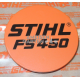 4128 Stihl Typenschild Freischneider FS450 FS 450